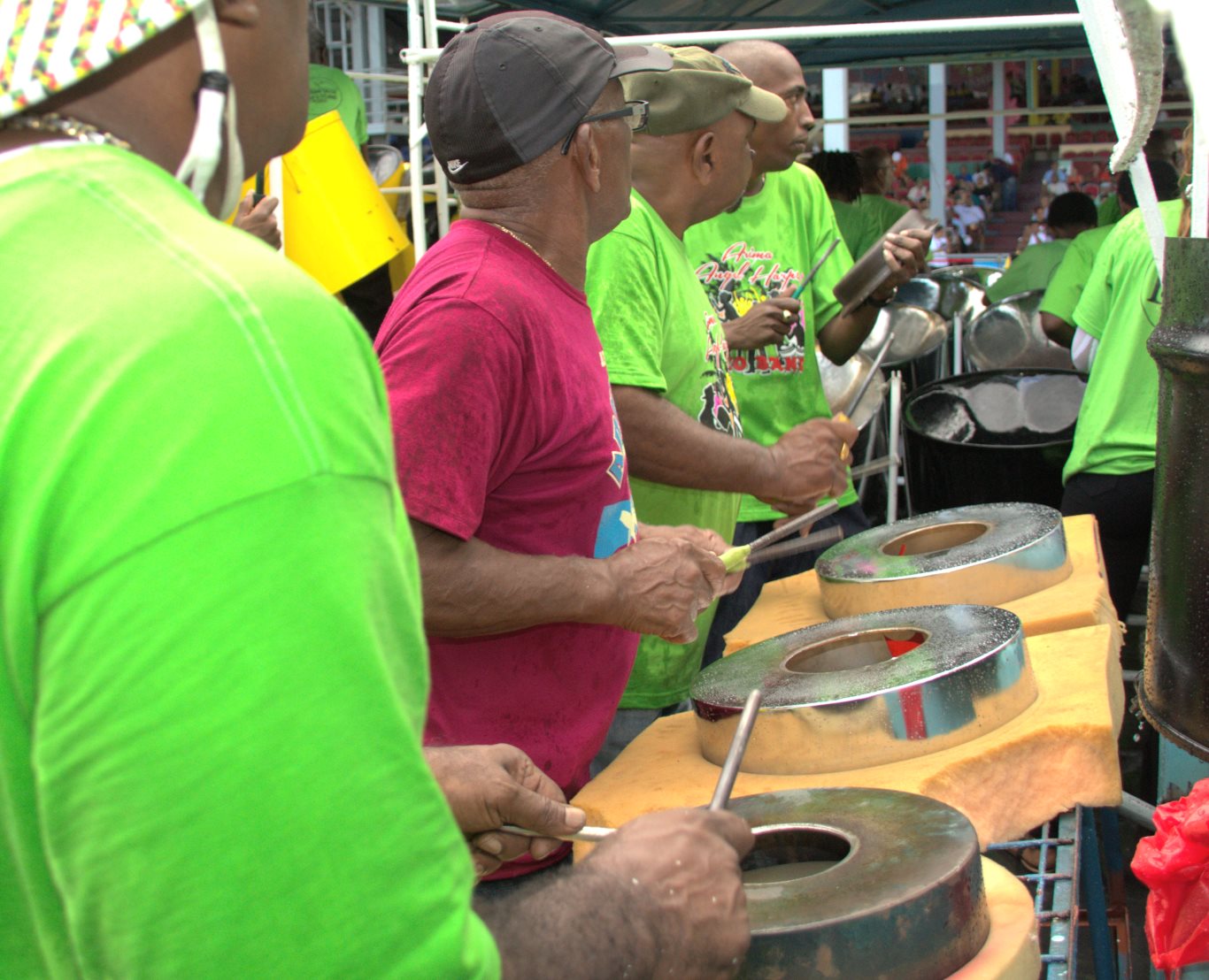Iron section, with hand-held 'cutter', of Arima Angel Harps (M). Medium + Large Semi Finals TT Panorama 20150201 by John Schmidt